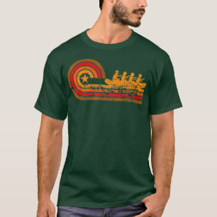 Retro Style White Water Rafting Vintage T-Shirt