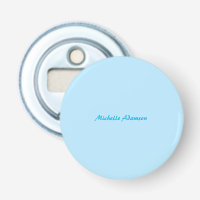 Retro Stylish Elegant Plain Sky Blue White