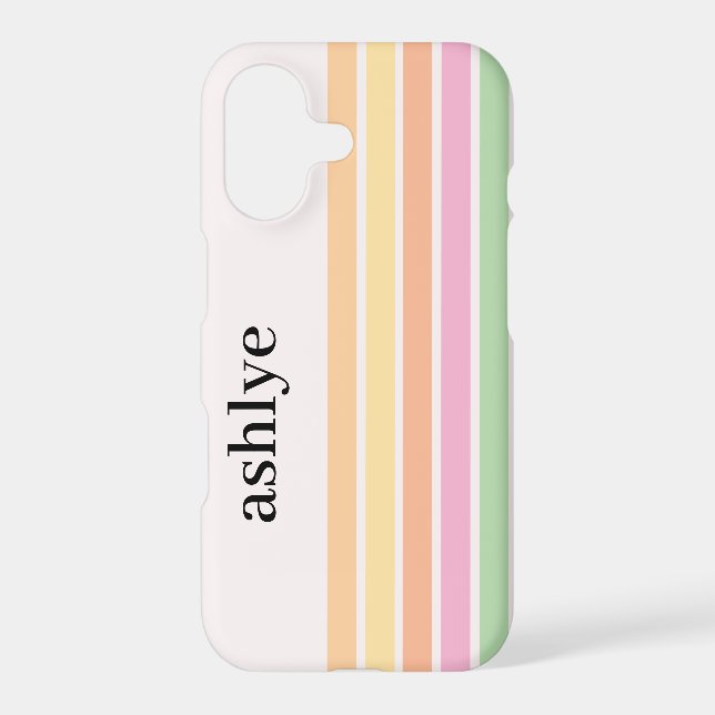 Retro Stylish Modern Personalised Name Classic  (Back)