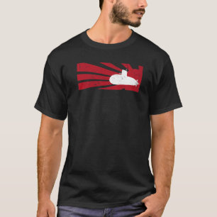Retro Submarine Veteran For Men Submarine For Men T-Shirt
