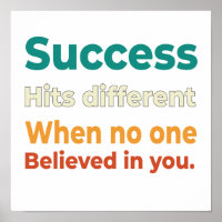 Retro Success motivational entrepreneur quote