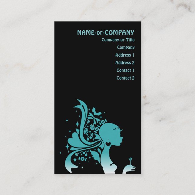 retro sugar business card (Front)