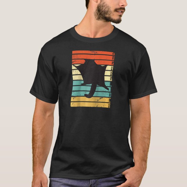 Retro Sugar Glider Raglan T-Shirt (Front)