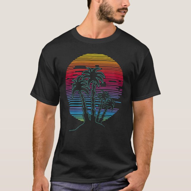 Retro summer beach T-Shirt (Front)