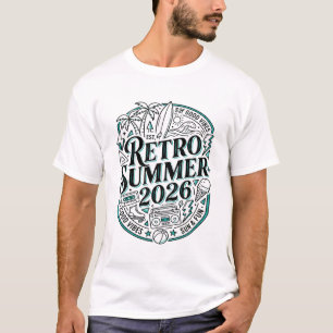 Retro Summer Beach Vacation Twenty Twenty Six T-Shirt