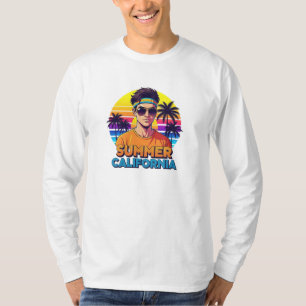 Retro Summer California Sunset Vibes T-Shirt