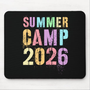 Retro summer camp 2026 staff team director mouse mat