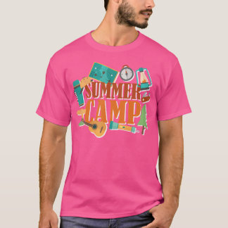 Retro Summer Camp Camping Outdoors Nature Lover Gi T-Shirt