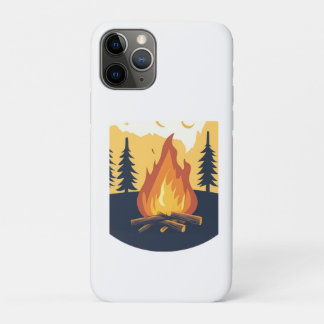 Retro Summer Camp Graphic bag iPhone 11 Pro Case