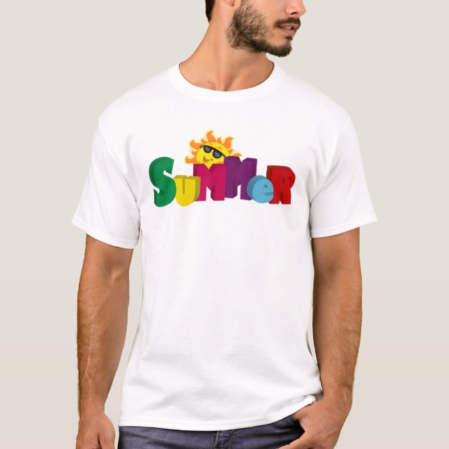 Retro Summer Camp Graphic T-Shirt (Front)