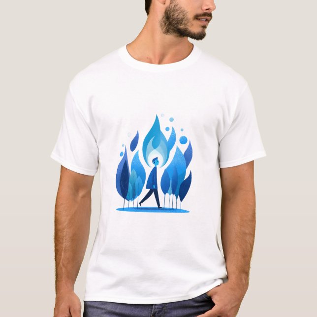 Retro Summer Camp Graphic T-Shirt (Front)