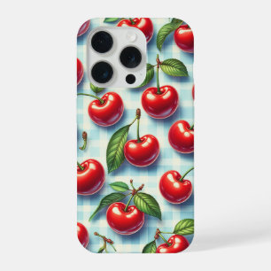 Retro Summer Cherry Phone Case Vibrant Red Cherrie