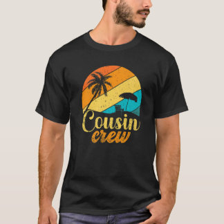 Retro Summer Family Vacation Vintage Beach Cousin T-Shirt