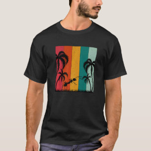 Retro Summer Themed Ant Summer Vacation T-Shirt