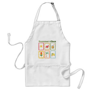 Retro Summer Vibes Design Standard Apron