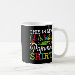 Retro Summer Xmas This Is My Christmas In July Paj Coffee Mug