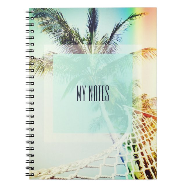 Retro Summertime Custom Notebook (Front)