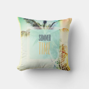 Retro Summertime Custom Pillow