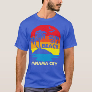 Retro Sun Of A Beach Panama City T-Shirt