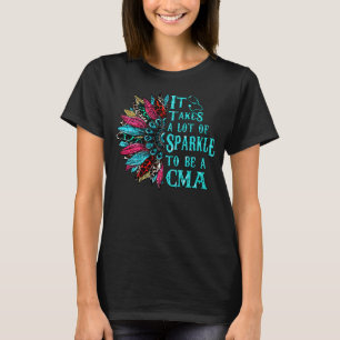 Retro Sunflower It Takes Lots Of Sparkle To Be A C T-Shirt