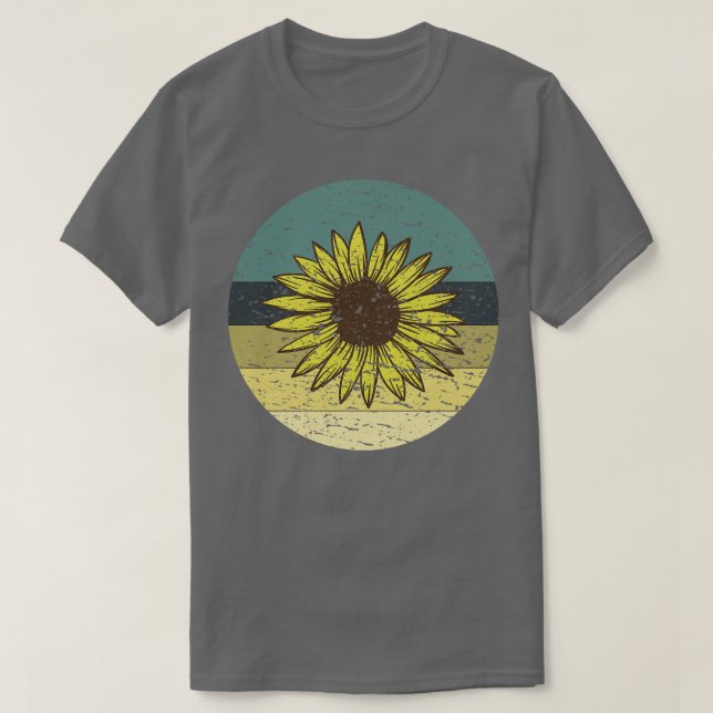 Retro Sunflower T-Shirt (Design Front)