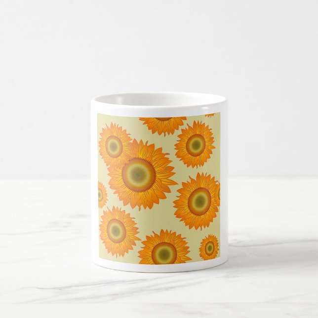 Retro Sunflowers Coffee Mug (Creator Uploaded)