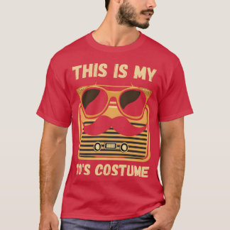 Retro Sunglasses and Mustache 70s Style friend T-Shirt