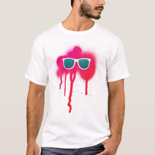 Retro Sunglasses Splatter T-Shirt