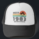 Retro Sunset 21st 30th 40th 50th Birthday Squad Trucker Hat<br><div class="desc">Retro Sunset 21st 30th 40th 50th Birthday Squad Trucker Hat</div>