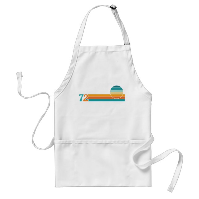 Retro Sunset 72 Standard Apron (Front)