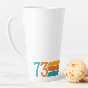 Retro Sunset 73 Latte Mug