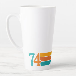 Retro Sunset 74 Latte Mug
