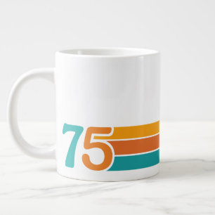 Retro Sunset 75 Large Coffee Mug