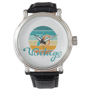 Retro Sunset 76 Vintage Distressed Watch