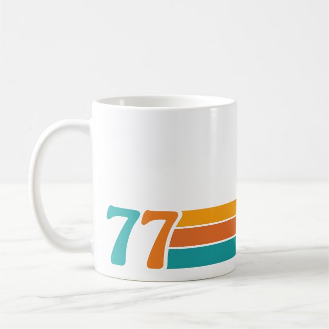 Retro Sunset 77 Coffee Mug (Left)