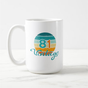 Retro Sunset 81 Vintage Distressed Coffee Mug
