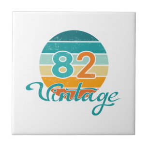 Retro Sunset 82 Vintage Distressed Tile