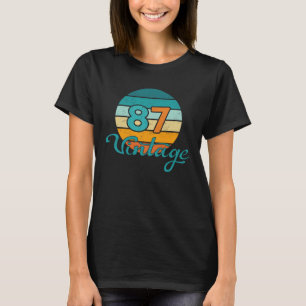 Retro Sunset 87 Vintage Distressed T-Shirt