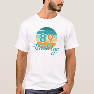 Retro Sunset 89 Vintage Distressed T-Shirt