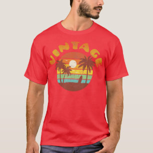 Retro Sunset Beach 80s T-Shirt