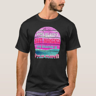 Retro Sunset Beach Vacation Matching Family Girls  T-Shirt