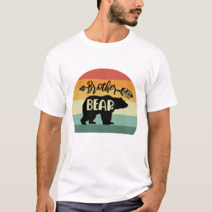 Retro Sunset Brother Bear T-Shirt