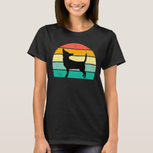 Retro Sunset Chihuahua T-Shirt