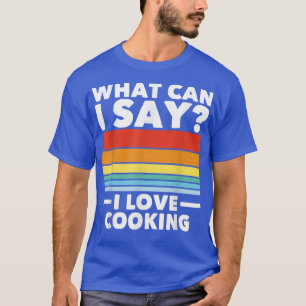 Retro Sunset Cooking Men Women Kids Cook T-Shirt