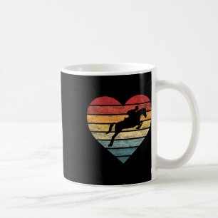 Retro Sunset Horse Lover Rider Equestrian Horseman Coffee Mug