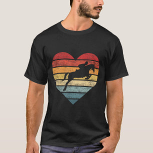 Retro Sunset Horse Lover Rider Equestrian Horseman T-Shirt