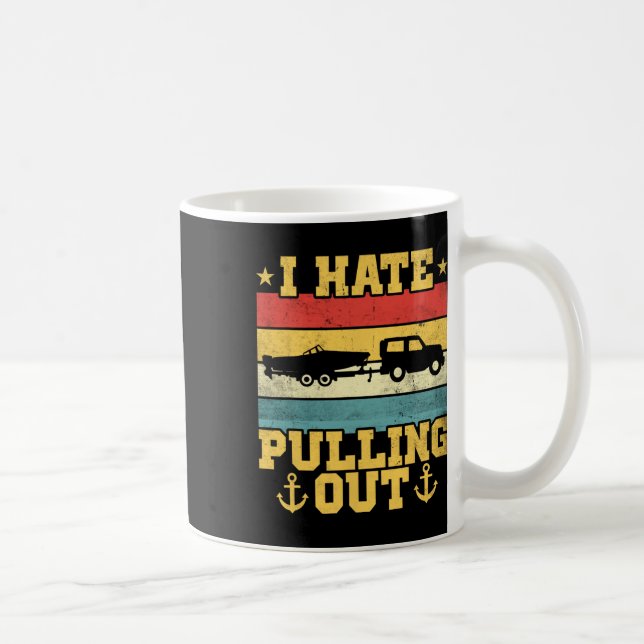 Retro Sunset I Hate Pulling Out  Coffee Mug (Right)