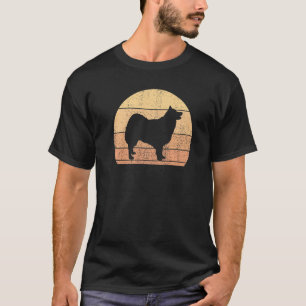 Retro Sunset Icelandic Sheepdog T-Shirt
