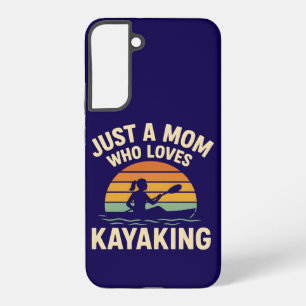 Retro Sunset Kayaking Mum - Vintage Outdoor Moms Samsung Galaxy Case