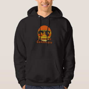 Retro Sunset Mountain Hike Yosemite California Roc Hoodie